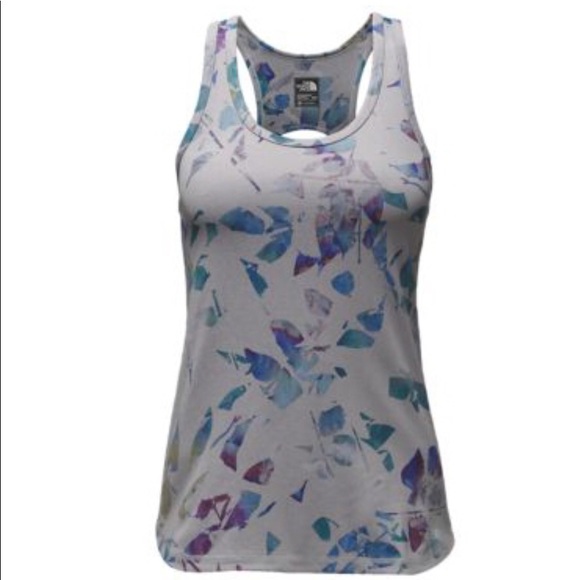 NWT The North Face Shade Me Leaf Print Tank - Picture 4 of 7